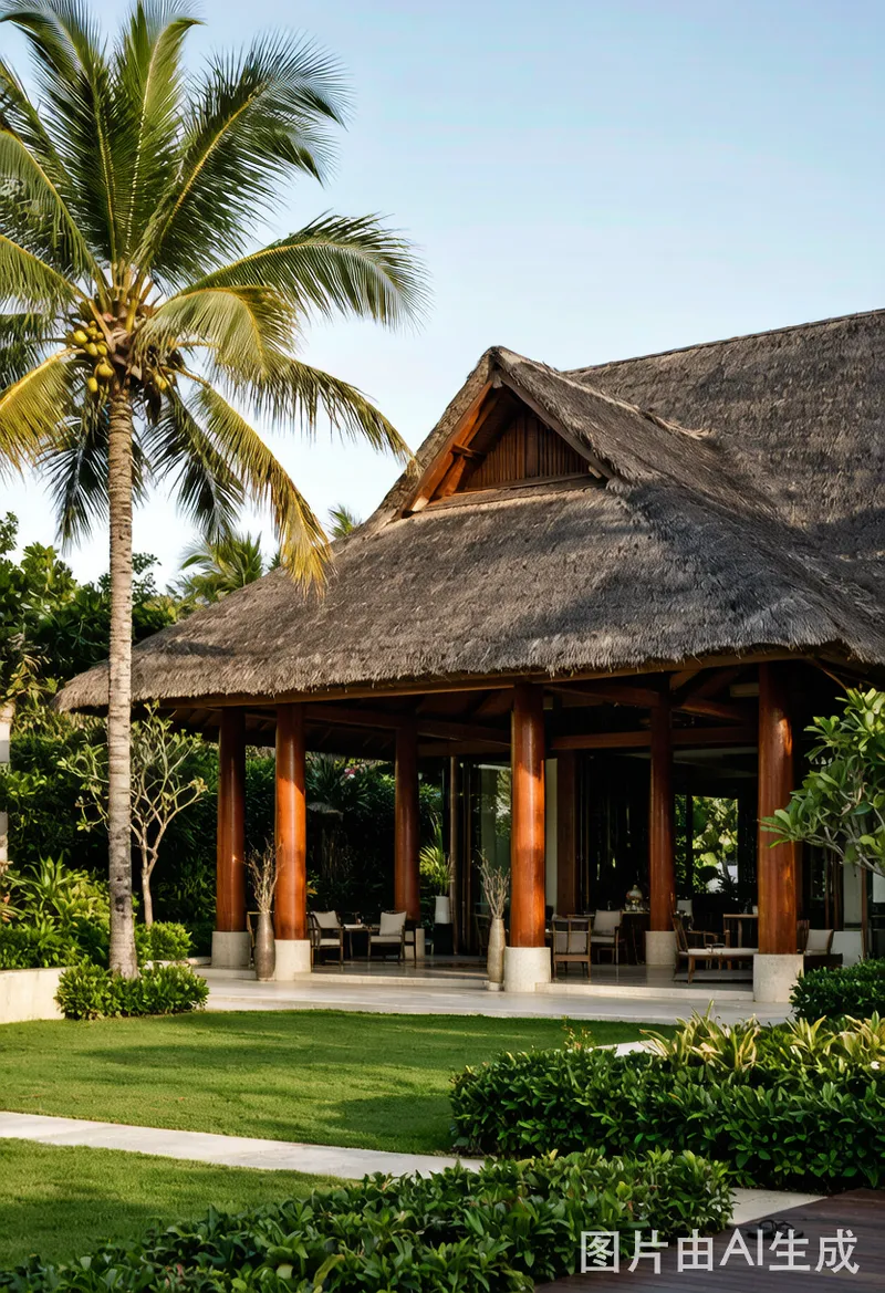 热带开放凉亭 / Tropical Open-Air Pavilion