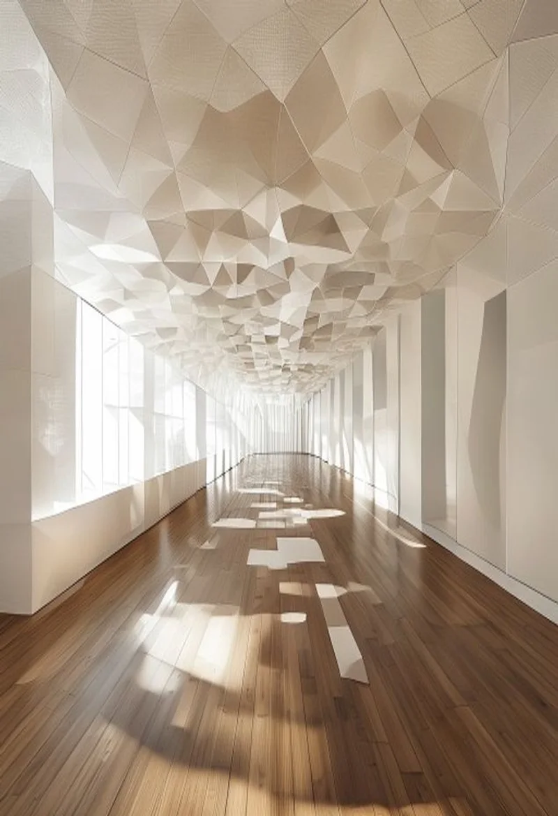 分形几何极简画廊 / Fractal Geometric Minimalist Gallery