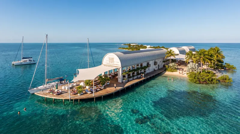 伯利兹黑卡多尔岛再生度假酒店写实化 / Blackadore Caye Belize Regenerative Resort Photoreal