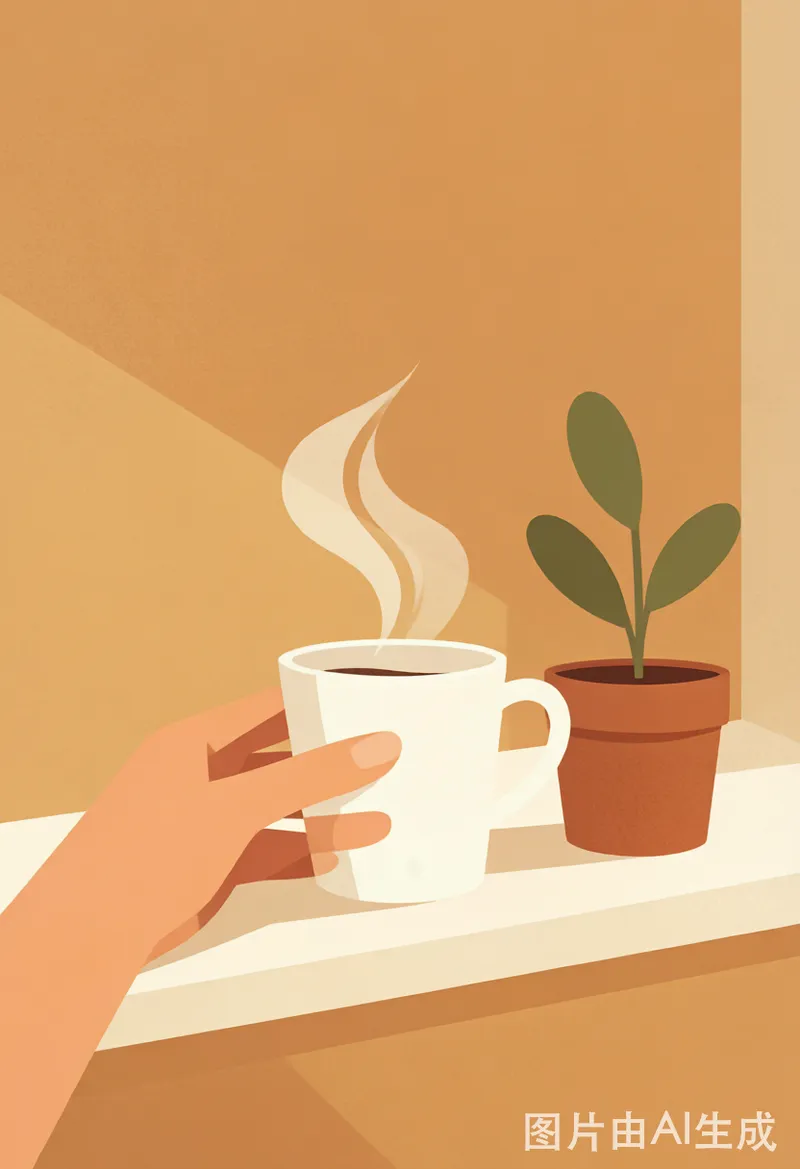 晨间咖啡社论插画 / Morning Coffee Editorial