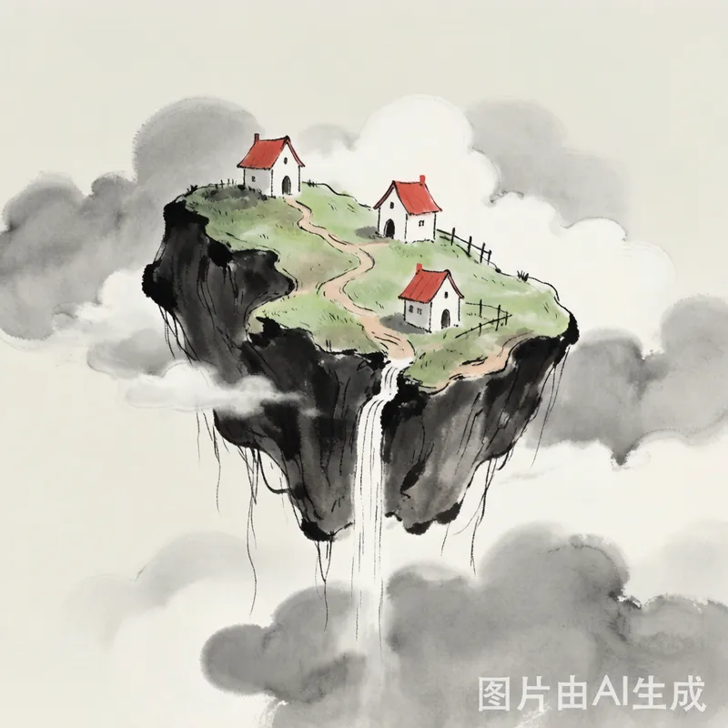 水墨浮岛 / Ink Wash Floating Island
