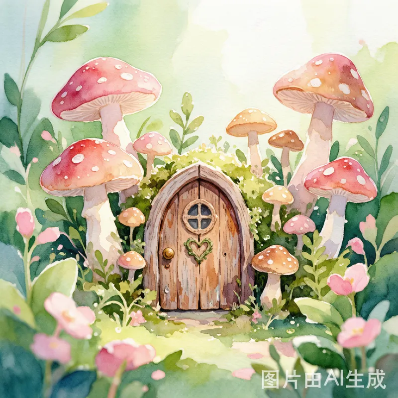 童话花园插画 / Whimsical Garden