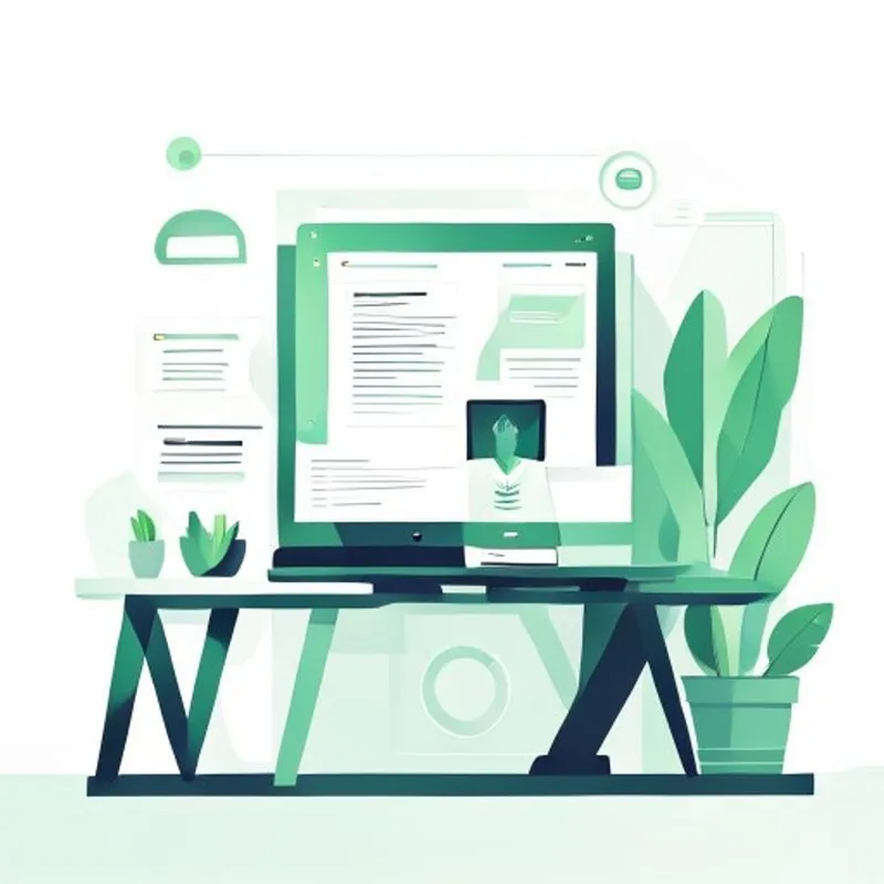 SEO 机构网站插画 / SEO Agency Website Illustration